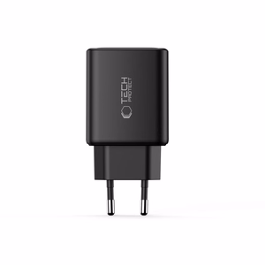 Tech-Protect NCA65W-GAN 3 portu 65 W sienas lādētājs - melns