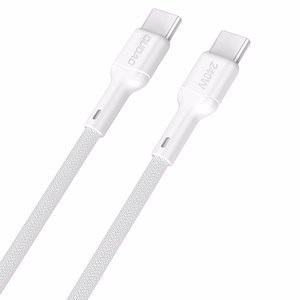 Dudao L9C Max 240W PD USB-C - USB-C kabelis 1.2m - balts
