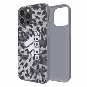 Adidas OR SnapCase Leopard viedtālruņa apvalks iPhone 13 Pro Max - pelēks