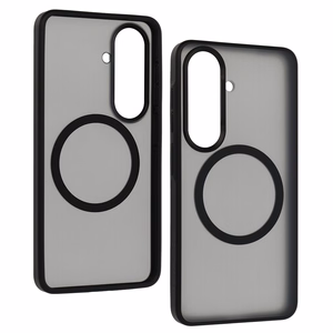 Liavec Soft Maciņš Metal Frame for Samsung Galaxy S26 melns