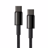 Baseus kabelis Tungsten PD USB-C - USB-C 1,0 m melns
