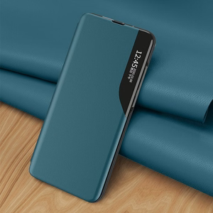 Viedtālruņa apvalks Samsung Galaxy A72 4G melns ar statīvu, Eco Leather View Case