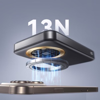 Magnētiskais bezvadu portatīvais lādētājs Joyroom JR-PBM12 22.5W ar rokturi (melns)