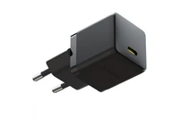 Baseus Palm 1C 20W sienas lādētājs (ar Baseus Mini White USB-C 60W (20V/3A) 1m kabeli) - melns