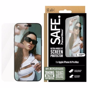 SAFE by PanzerGlass Ultra-Wide Fit temperēts stikls iPhone 16 Pro Max