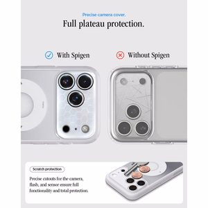 Spigen Ultra Hybrid MagSafe maciņš iPhone 18 Pro / 17 Pro, sudrabains