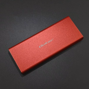 Qoltec 51831 korpuss | M.2 SSD | SATA | NGFF | USB 3.0 | Super speed 5Gb/s | 2TB | sarkans