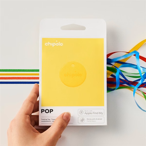 Chipolo POP Bluetooth izsekotājs ar nomaināmu bateriju iOS un Android ierīcēm, dzeltens