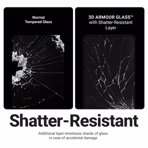 Crong 3D Armor Glass rūdīta stikla ekrāna aizsargs iPhone 17e / 16e / 14 / 13 / 13 Pro ar uzstādīšanas rāmi