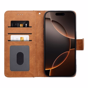 Viedtālruņa apvalks JEANS Book priekš iPhone 16e (SE 4 2025) - zils