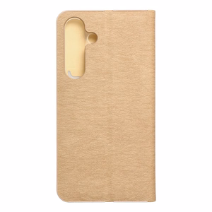 LUNA Book Gold viedtālruņa apvalks SAMSUNG S24 zelta