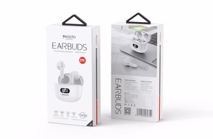 YESIDO EARPHONES TWS19 (Enc) BT 5.3 balts