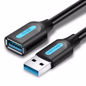 USB 3.0 A pagarinājuma kabelis Vention CBHBD 0.5m melns