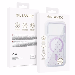 Liavec Bubble maciņš iPhone 18 Pro Max / 17 Pro Max, rozā