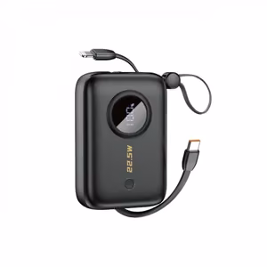 Внешний аккумулятор Dudao "K14" чёрный 10000mAh (PD / QC3.0) + кабель Type-C / Lightning