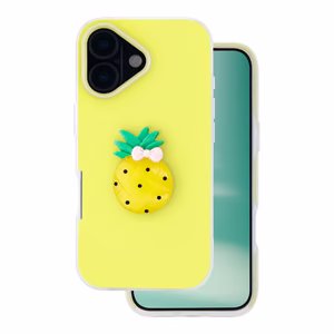 Fruit 2in1 maciņš paredzēts iPhone 17 6,3" dzeltens