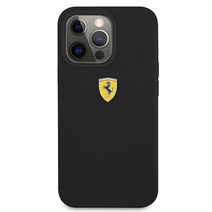 Ferrari FESSIHCP13LBK iPhone 13 Pro/13 6.1" чёрный/чёрный жёсткий чехол Silicone
