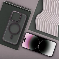 MATTE MAG COVER viedtālruņa apvalks, savietojams ar MagSafe, paredzēts SAMSUNG S25 PLUS, violets