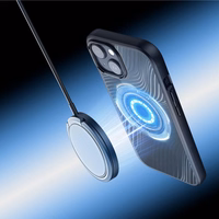 Bruņots apvalks iPhone 15 Plus ar MagSafe Dux Ducis Aimo Mag - melns