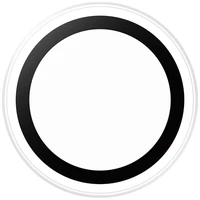 PanzerGlass Hoops rūdīta stikla kameras ekrāna aizsargs iPhone Air - melns