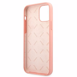 Guess GUHCP12LLSPEWPI iPhone 12 Pro Max 6.7" rozā/rozā cietais apvalks Peonijas kolekcija