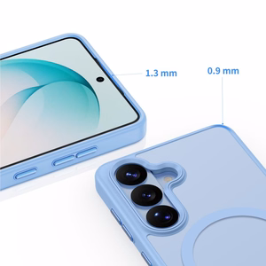 Tech-Protect Magmat MagSafe maciņš priekš Samsung Galaxy S26 - matēti zils