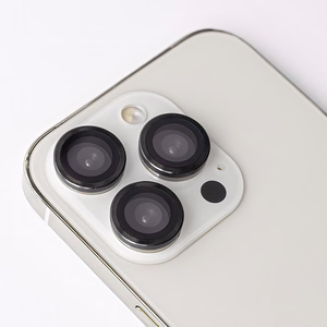 Komplekts objektīva stikli Samsung Galaxy S25 Plus melns rāmis (3 gab.)
