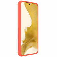 Nillkin Super Frosted Shield Pro viedtālruņa apvalks Samsung Galaxy S23+ ar statīvu sarkanā krāsā