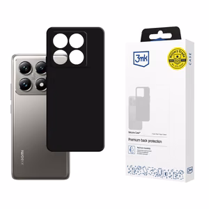 3mk Silikona apvalks viedtālrunim Xiaomi 14T Pro - melns