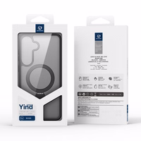 DUX DUCIS viedtālruņa apvalks YIND saderīgs ar MagSafe SAMSUNG S25 melns