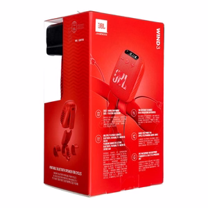 Bezvadu skaļrunis JBL Wind 3 ar stūres turētāju sarkans