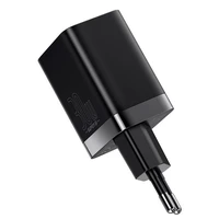 BASEUS lādētājs USB A + Type C PD QC3.0 30W CCSUPP-E02/CCCJG30UE melns