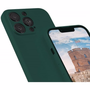 Telefona maciņš Liquid Silicone Edge Oneplus 9 Pro (Emerald Green)