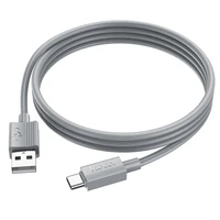 Kabelis USB-A uz USB-C Hoco 3A 1 m X107 pelēks