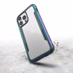 X-Doria Raptic Shield vāciņš ierīcei iPhone 14 Pro Max, alumīnija, pārbaudīts kritienā no 3 m, zaigojošs