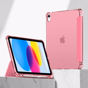 Tech-Protect SC Pen Hybrid apvalks iPad 10 / 2022 - rozā - caurspīdīgs