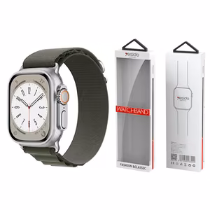 YESIDO WB24 Спортивный ремешок-петля для Apple Watch 38/40/41 мм серый