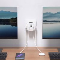 Tech-Protect PCL3x4 pagarinātājs, 2x USB-A, 2x USB-C, 3x AC Schuko tips - balts