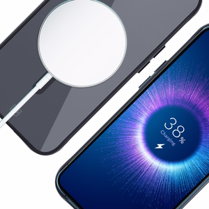 3mk Satin Armor MagCase ar MagSafe iPhone 15 Plus - Caurspīdīgs ar melnu rāmi