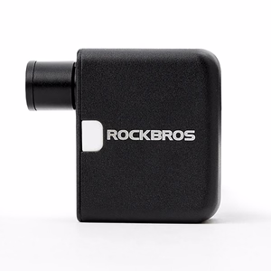 Rockbros 42320008001 mini elektriskais velosipēda pumpis Schrader / Presta ventiļiem 100PSI - melns