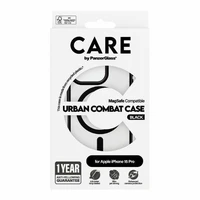 CARE by PanzerGlass Urban Combat Magnētiskais viedtālruņa apvalks iPhone 15 Pro - melns