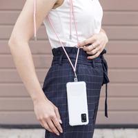 Universāla kakla siksna telefoniem violeta