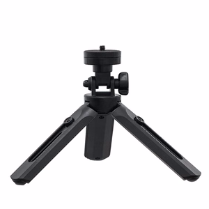 Mini statīva selfiju nūjas turētājs telefonam, kamerai un GoPro, 16-21 cm - melns