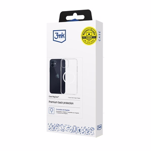 3mk caurspīdīgs magnētiskais viedtālruņa apvalks Apple iPhone 12/12 Pro