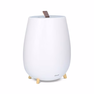 Duux Tag Gen2 – 12 W ultraskaņas gaisa mitrinātājs telpām līdz 30 m², 2,5 l tvertne, 250 ml/h, baltā krāsā