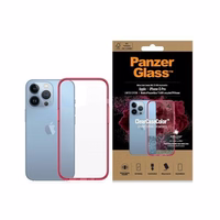PanzerGlass ClearCase antibakteriālais viedtālruņa apvalks ar Military Grade sertifikātu iPhone 13 Pro - caurspīdīgs rozā