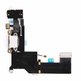 Charging Port Saderīgs ar Apple iPhone SE Ar Flex / Balts / OEM