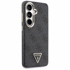 Guess maciņš 4G Triangle Logo MagSafe priekš Samsung Galaxy S26 melns