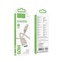 Kabelis USB C uz USB C Hoco 3A 60W 1 m X110 zelta