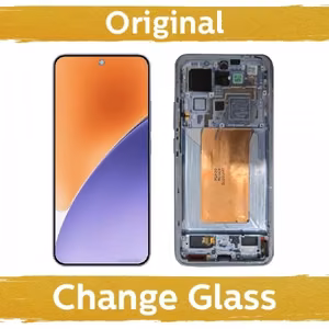 LCD дисплей для Xiaomi 15 с рамкой / чёрный / (восстановленный: Китай)